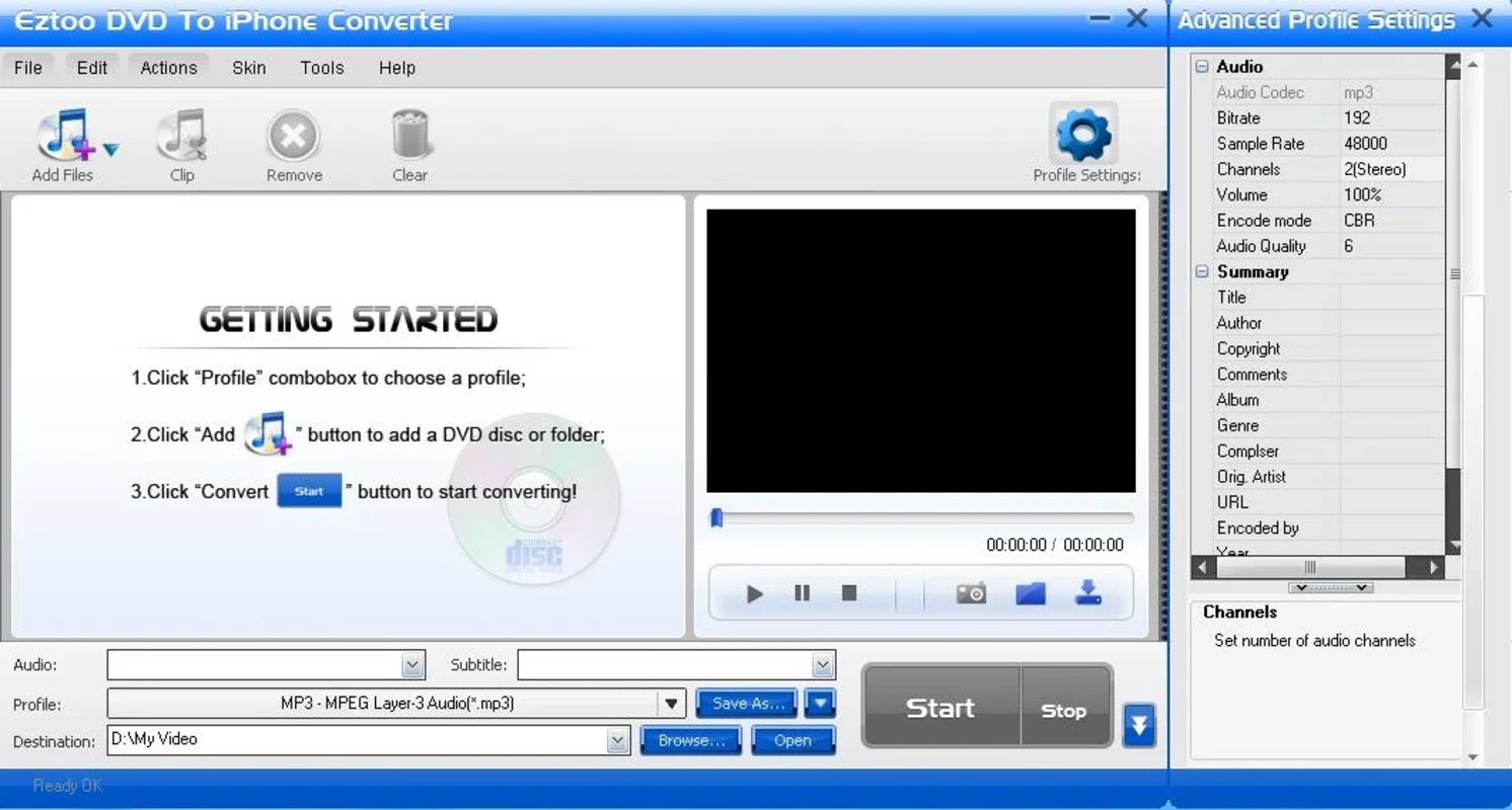 Eztoo DVD to iPhone Converter for Windows - No Downloading Required