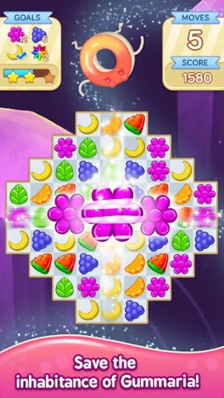 Gummy Gush for Android - Engaging Gaming Experience