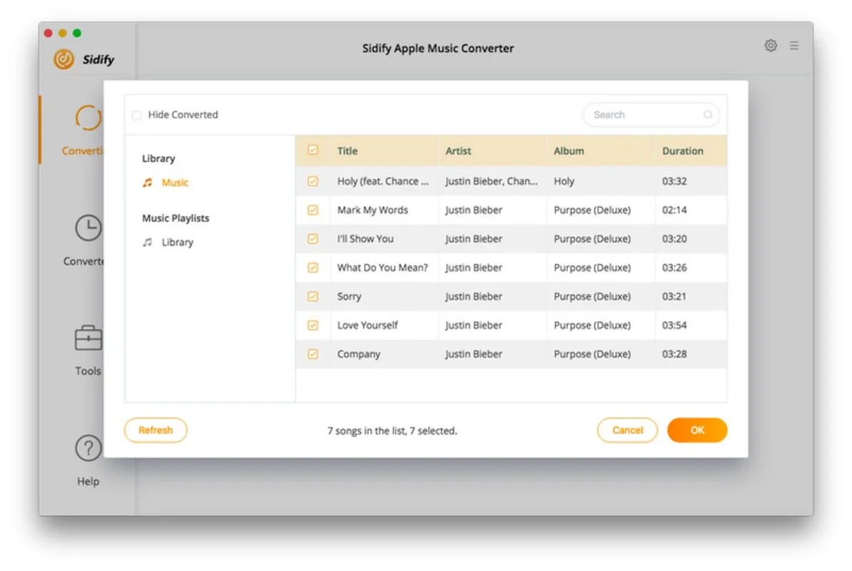 Sidify Apple Music Converter for Mac - Convert Audio Files Easily
