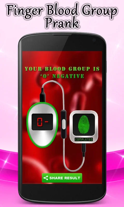 Finger Blood Group Prank for Android - Fun Prank App