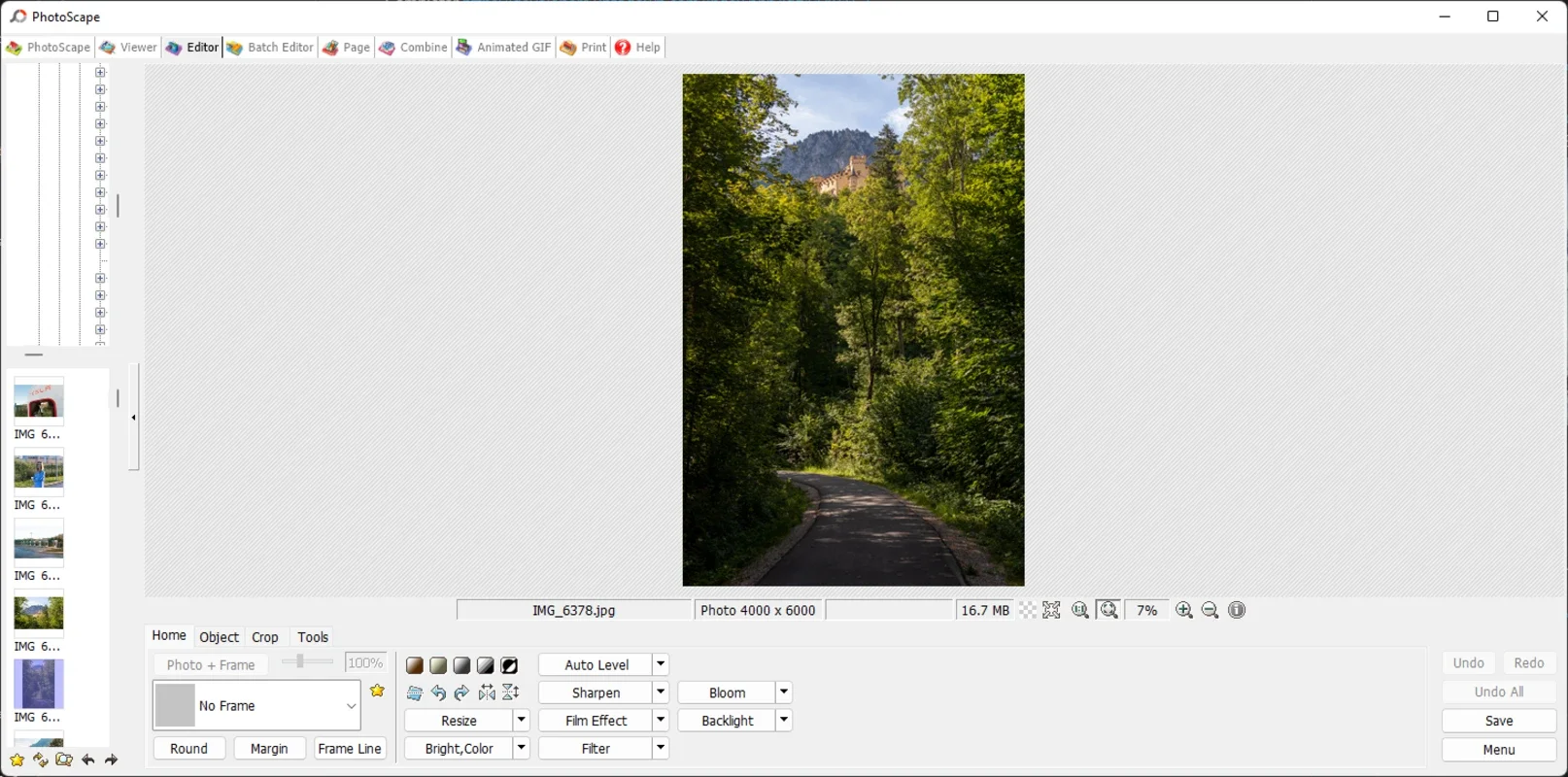 Photoscape for Windows: Comprehensive Image Editing