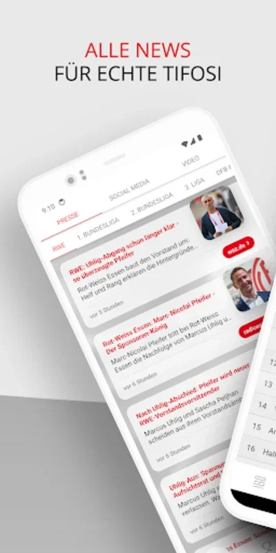 Tifosi Essen for Android - Comprehensive Club News App