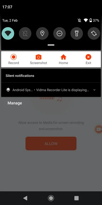 Vidma Recorder Lite for Android - Effortless Screen Recording