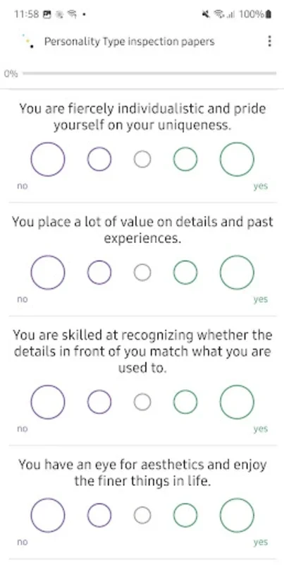 16 Personality Test (96Q) for Android - Uncover Your True Self