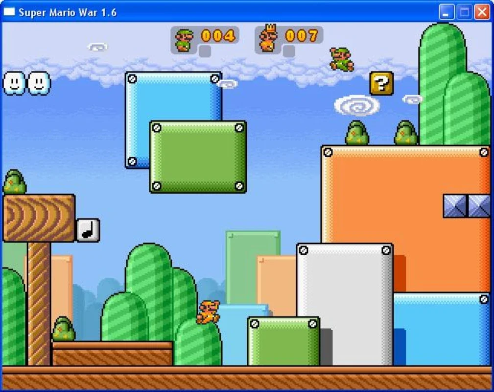 Super Mario War for Windows - Mario Battles Mario