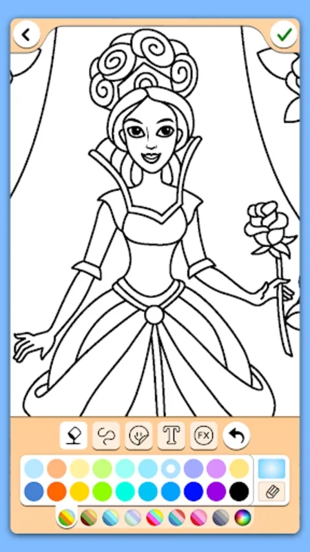 Coloring Book for Girls for Android - Unleash Creativity