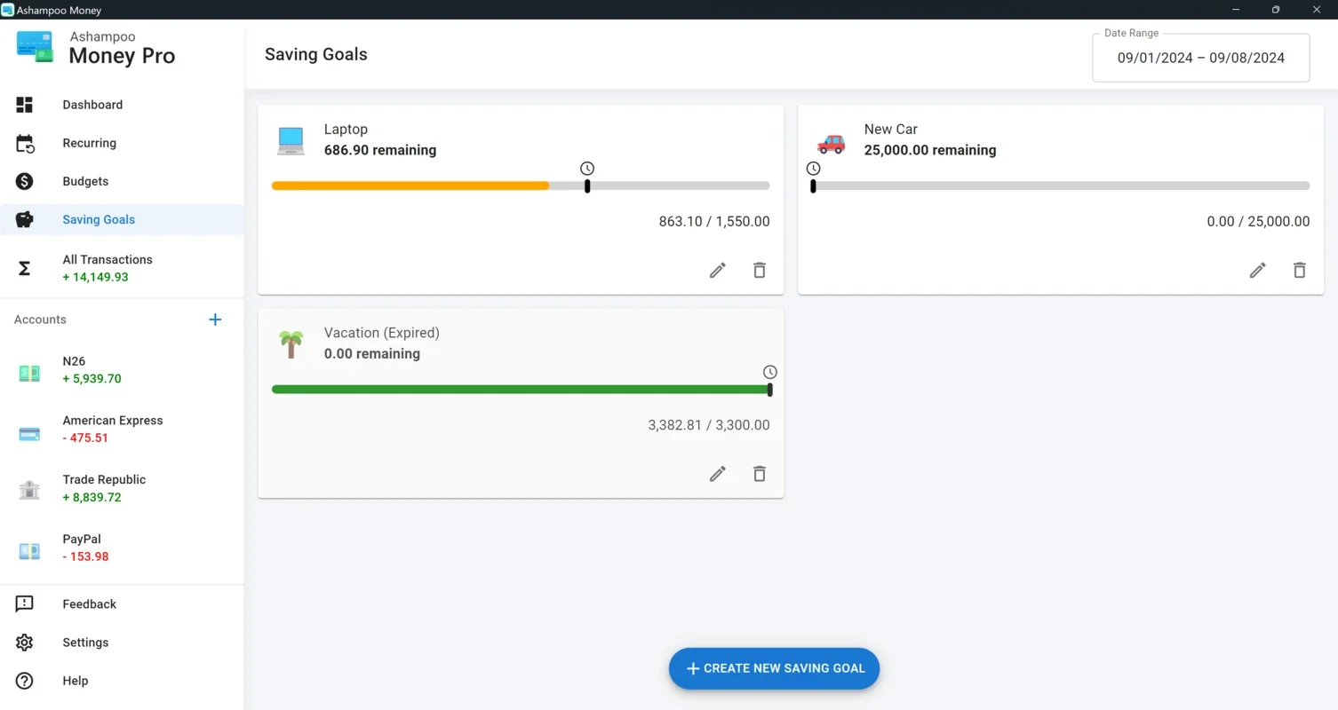 Ashampoo Money Pro for Windows - Simplify Financial Management