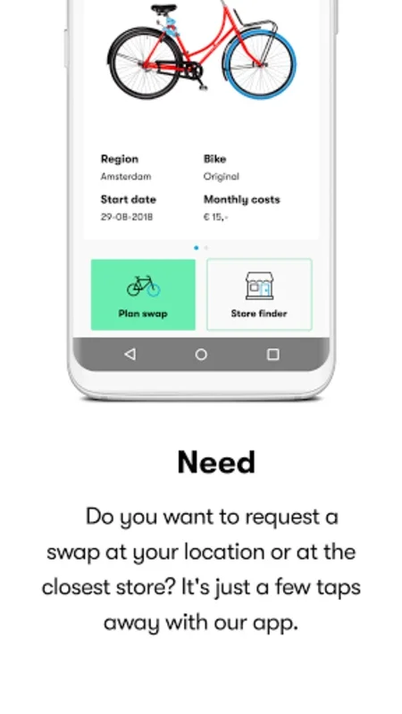 Swapfiets for Android: Reliable Bike Subscription with Swift Repairs