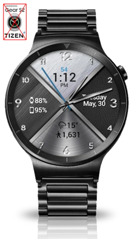 MetalleX HD Watch Face for Android - Customizable & Interactive