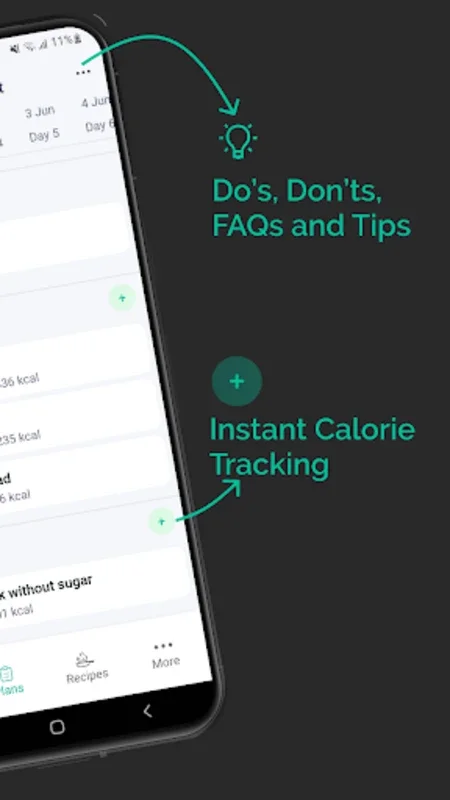 Hint Diet Plan Calorie Counter for Android - Personalized Guidance