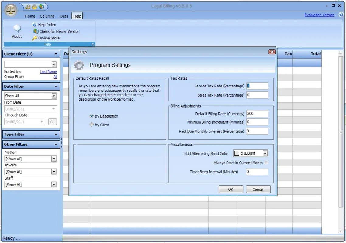 Legal Billing for Windows - Efficient Account Management for Legal Pros