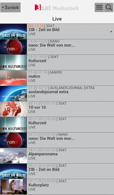 3sat for Android: Enhanced Viewing Experience