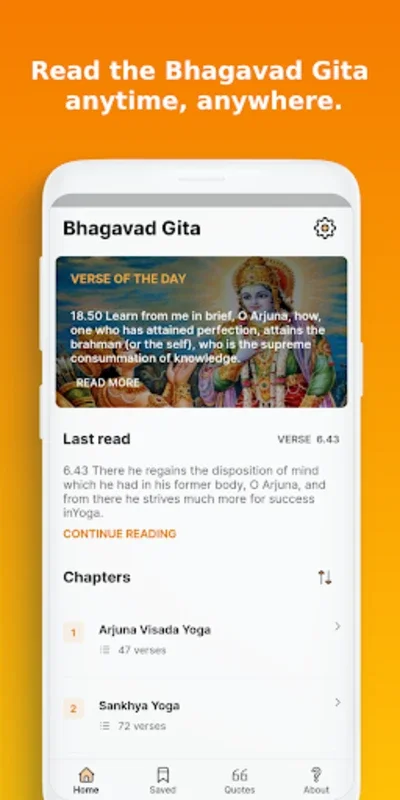 Gita for Android: Explore Bhagavad Gita with Ease