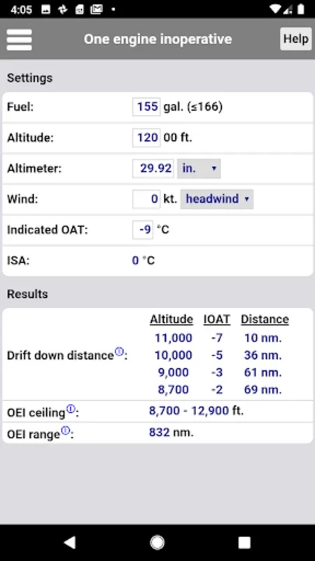 Baron Performance for Android - Enhance Flight Safety and Efficiency