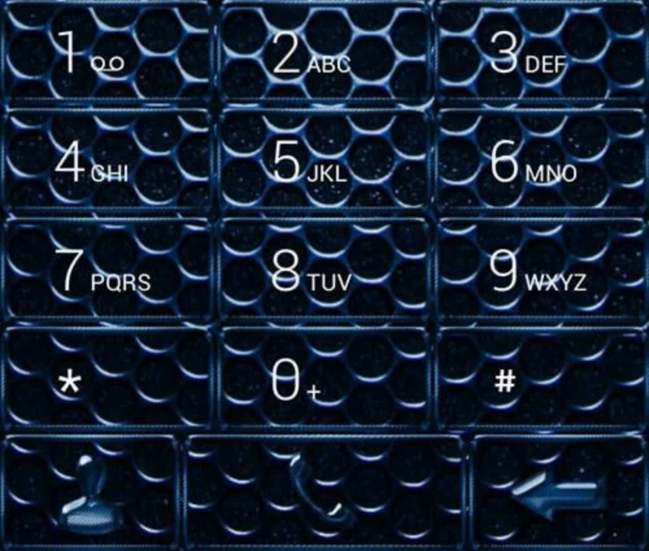 exDialer Carbon Metal Blue Theme for Android - Stylish Upgrade