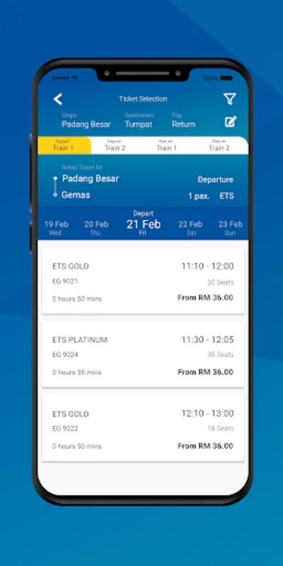 KTMB Mobile for Android: Effortless Train Ticket Booking