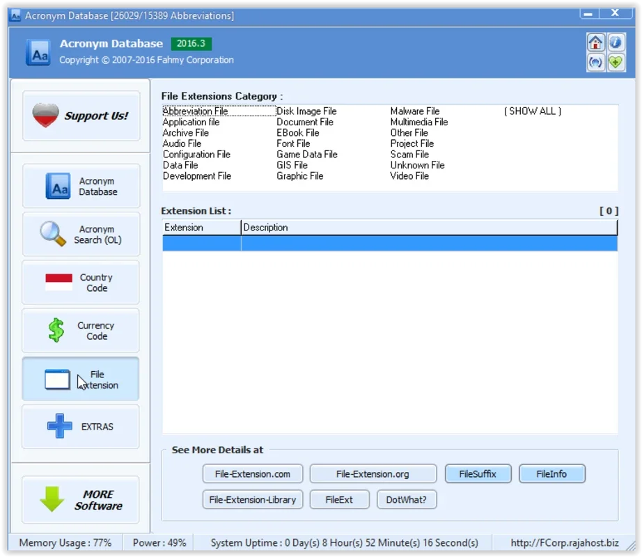 FCorp - Acronym Database for Windows: Unlock Acronym Creation