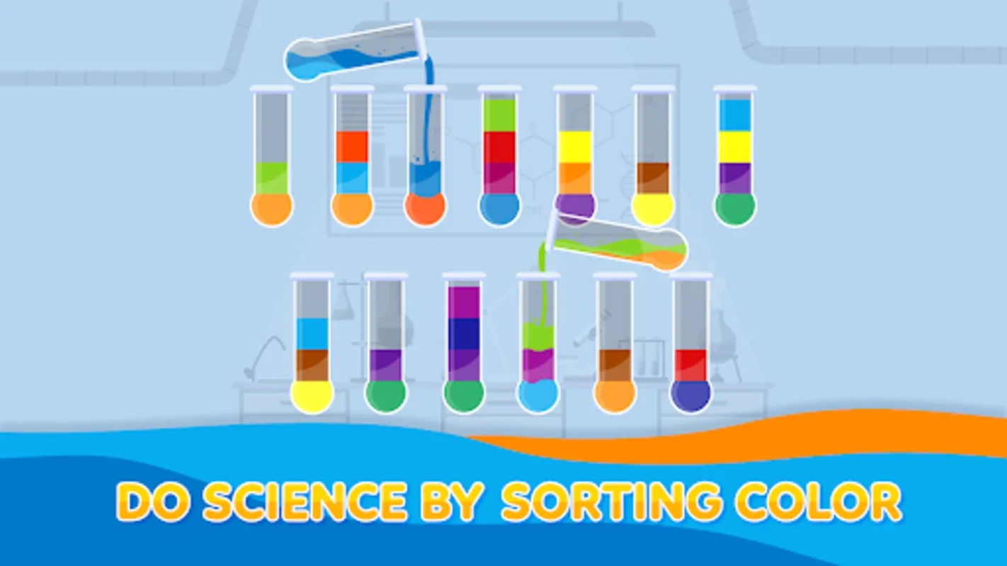 Lab Liquid Sorting for Android: Immersive Color-Sorting Experience