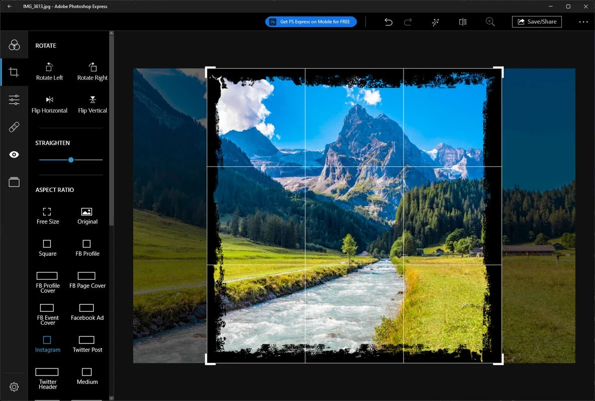 Adobe Photoshop Express for Windows: Free Photo Editing Software