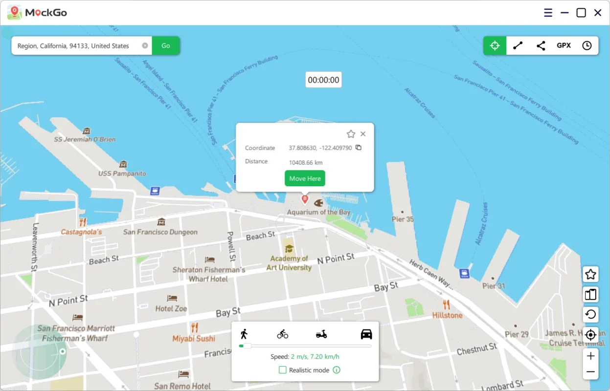 MockGo for Windows - Simulate iOS GPS Location Easily