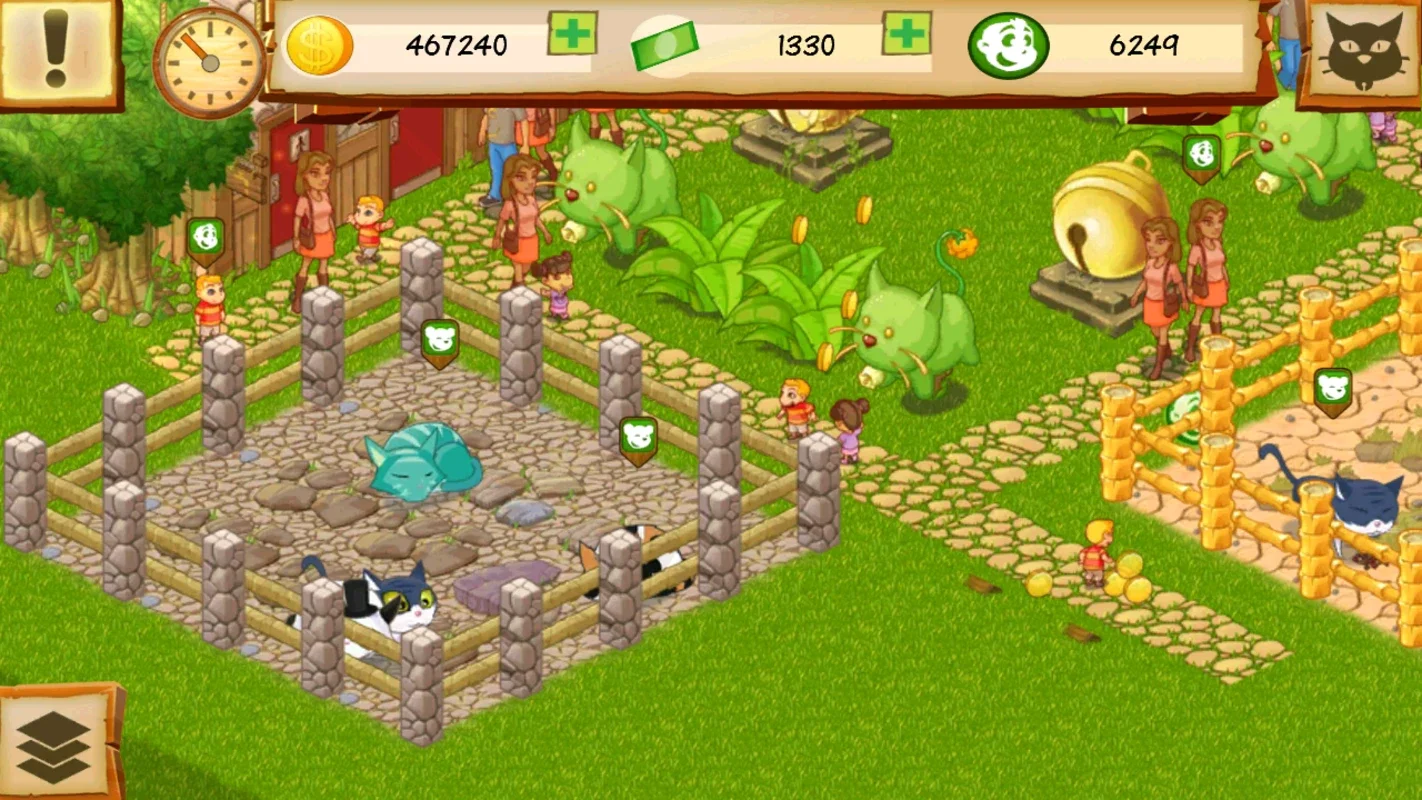 Cat Park Tycoon for Android - Manage a Feline-Filled Park