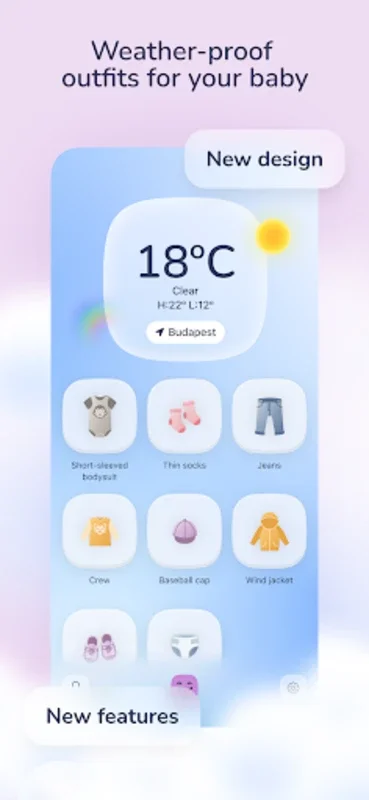 BabyWeather for Android - Smart Outfit Suggestions for Babies