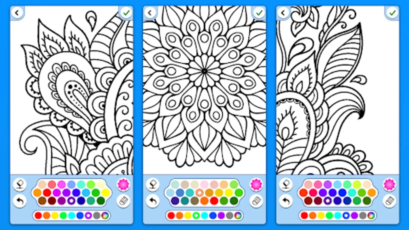 Mandala coloring book adults for Android - Relax and Create