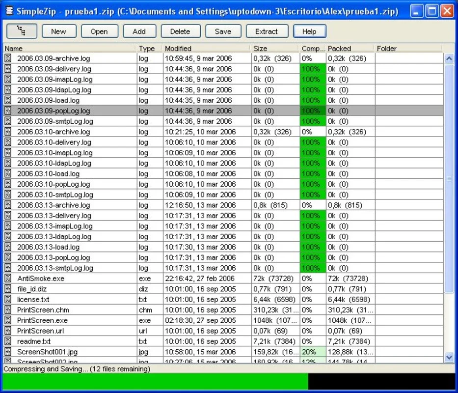 SimpleZip for Windows - A Free Compression Tool