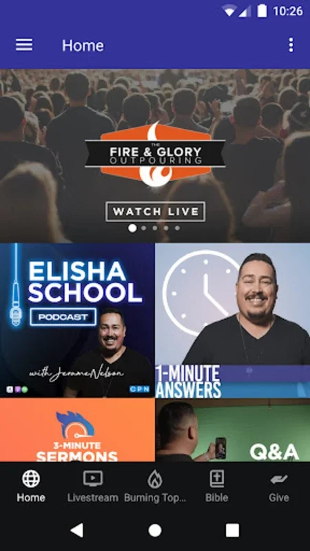 Elisha Revolution for Android - Spiritual Growth Hub