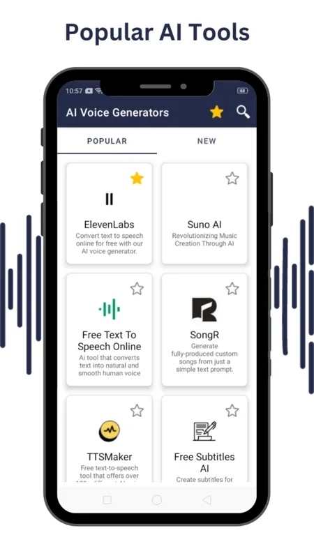 AI Voice Generator - All tools for Android - No Downloading Required