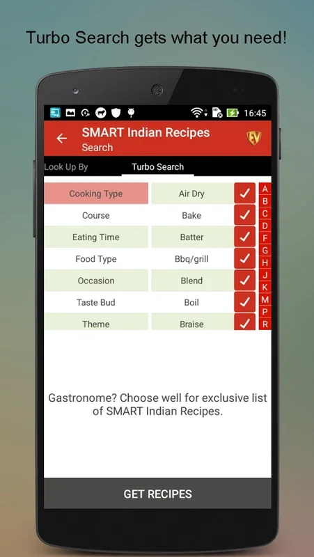 Indian Food Recipes for Android - Explore the Flavors of India