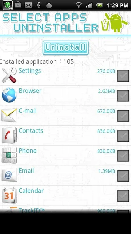 Select Apps Uninstaller for Android - Streamline Your App Management