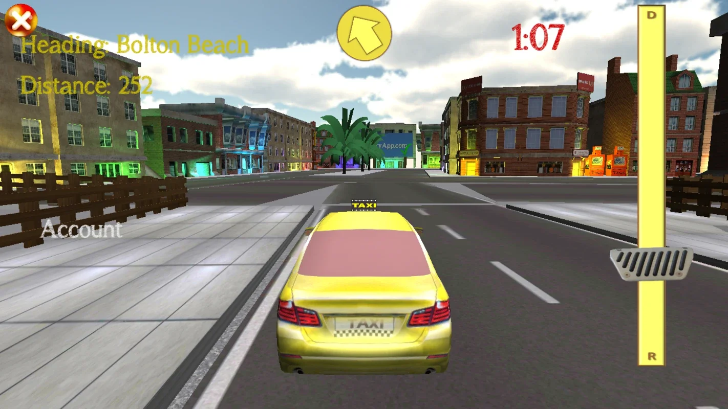 3D Taxi for Android - Navigate City Traffic with Style