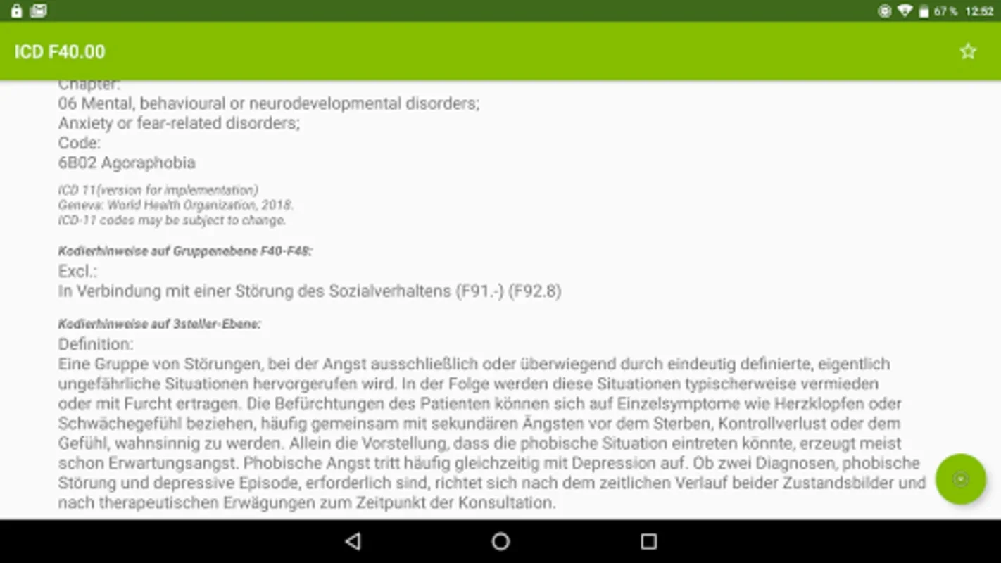 ICD-10 Diagnosen + Heilmittel for Android: Comprehensive Medical App