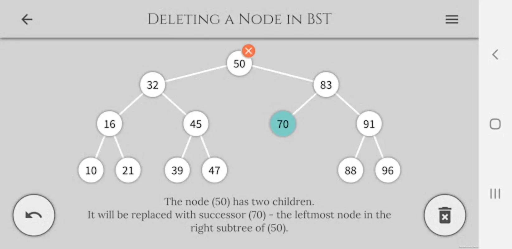 Algorithms and Data Structures for Android - No Download Needed