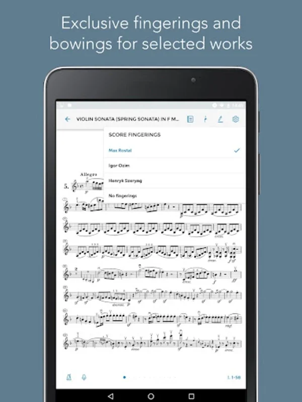 Henle Library – Urtext scores for Android: Access Premier Sheet Music