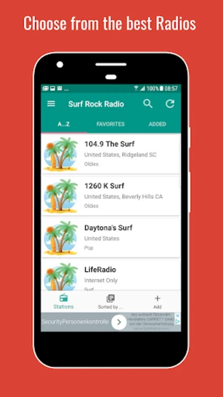 Surf Rock Music Radio for Android - Immerse in Global Sounds