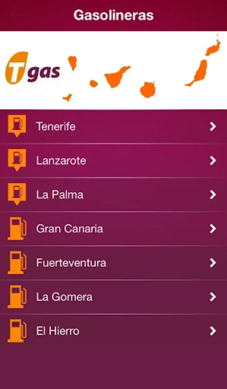 Tgas for Android: Save on Fuel in Canary Islands