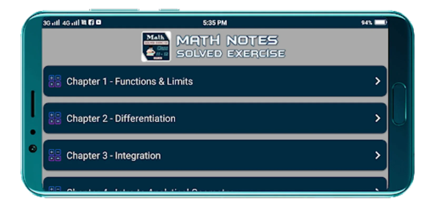 Math Notes (FSC, ICS) Offline for Android - Comprehensive Math Aid