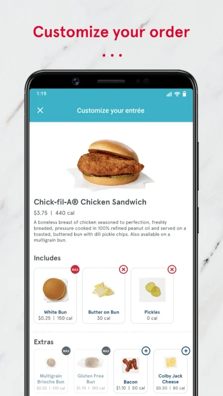 Chick-fil-A for Android - Order Delicious Chicken Meals