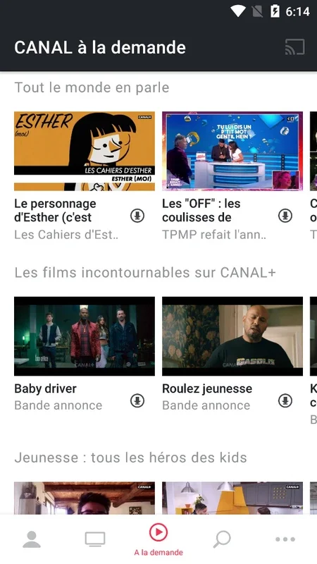 myCANAL for Android - Official App from Canal+