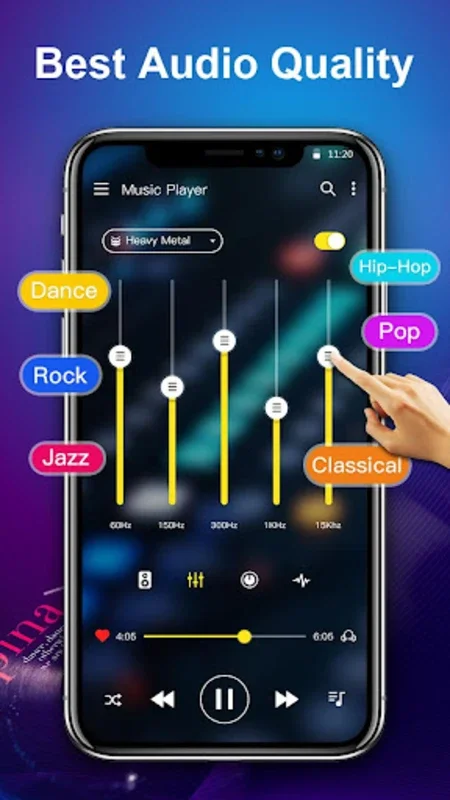 Music Player with equalizer for Android - Enjoy High-Quality Music