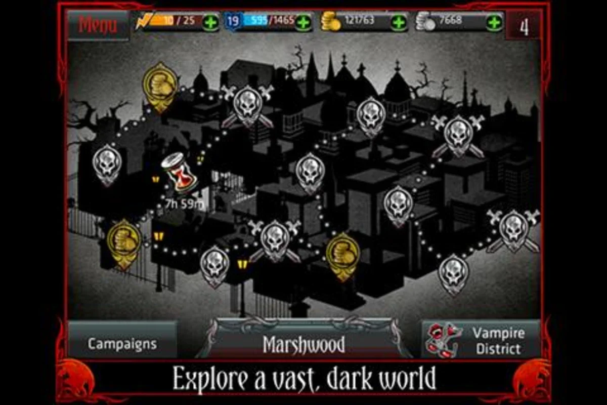 Dark Legends for Android - Immerse in a Vampire World