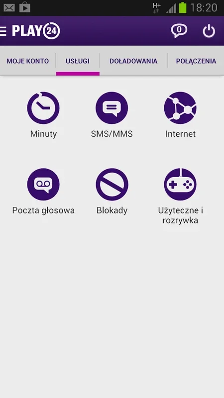 Play24 for Android - Manage Your Mobile Services Easily