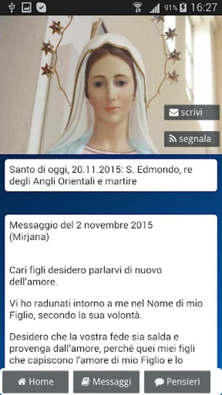 Maria a Medjugorje for Android - Spiritual Companion App