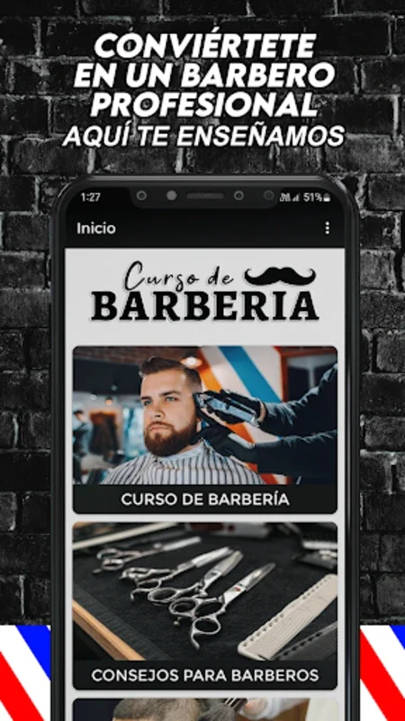 Curso de Barberia y Peluquería for Android: Master Barber Skills