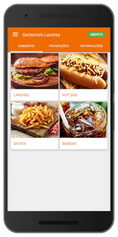 Gerônimos Lanches for Android - Seamless Food Ordering