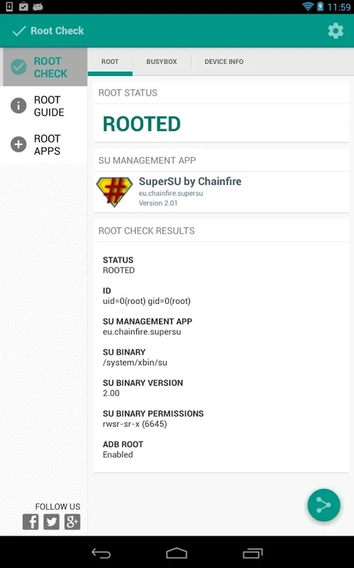 Root Check: Your Android Root Access Assistant