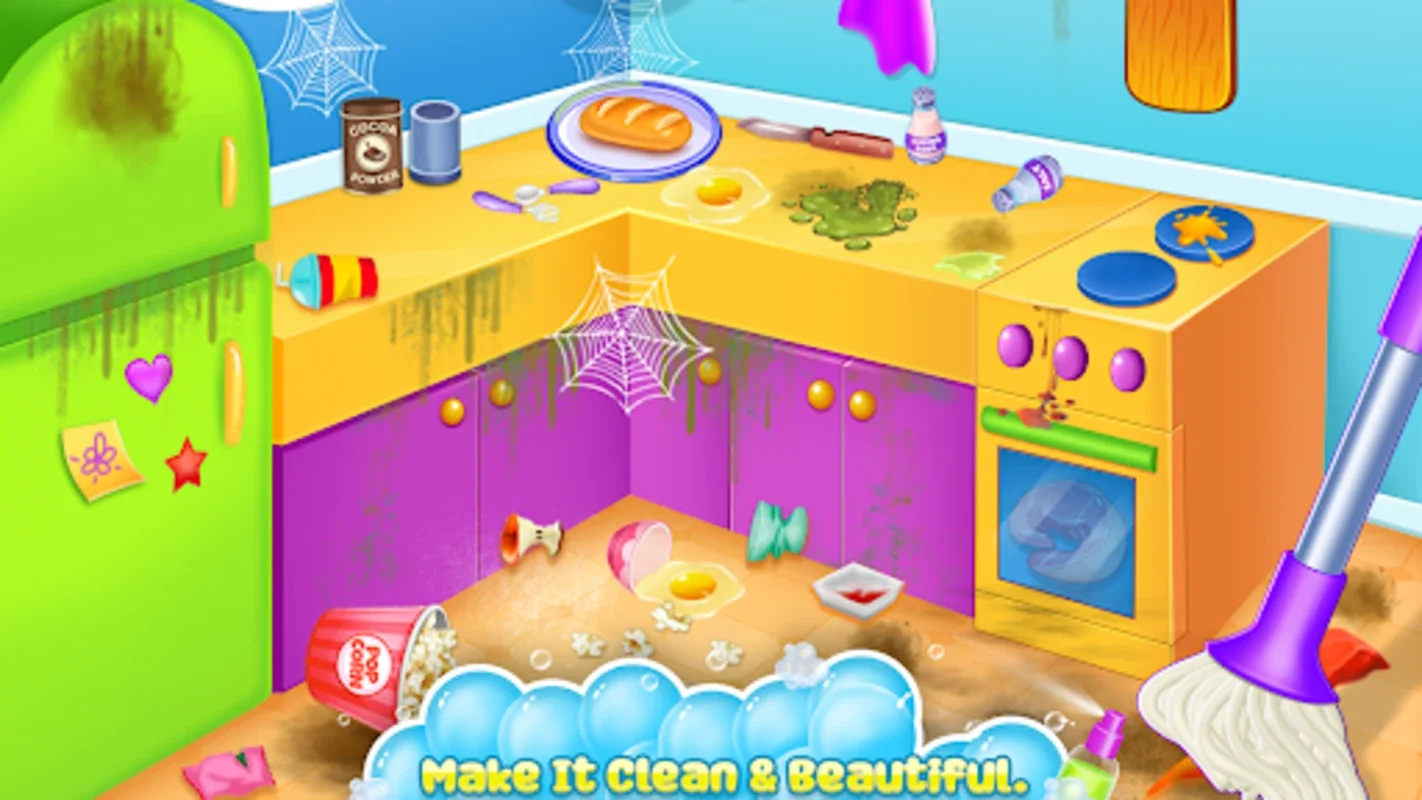 Home Cleaning Game for Girls for Android: Teach Kids Hygiene