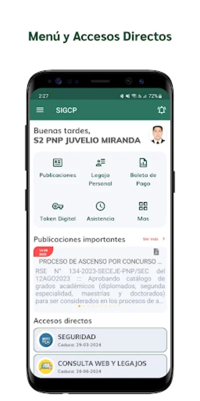 SIGCP for Android - Streamline Professional Info